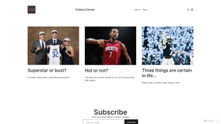 Thumbnail of culturecornerblog.com