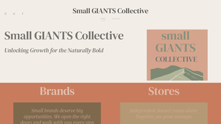 Thumbnail of smallgiantscollective.com