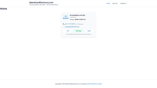 Thumbnail of namecarddirectory.com