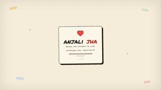 Screenshot of anjalijha.info