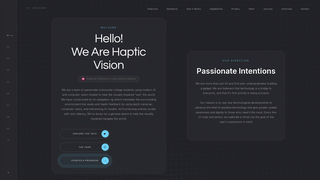 Screenshot of haptic-vision.com