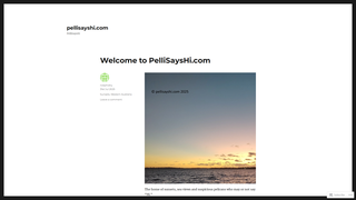 Thumbnail of pellisayshi.com