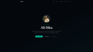 Screenshot of alidika.dev