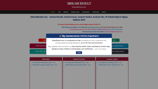 Thumbnail of sirkariresult.com