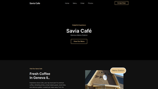 Screenshot of saviacafegeneva.com