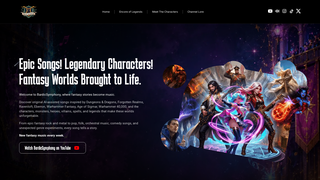 Screenshot of bardicsymphony.com