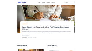 Thumbnail of pockethappy.com