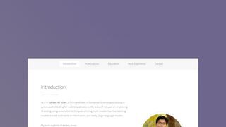 Thumbnail of safwatalikhan.com