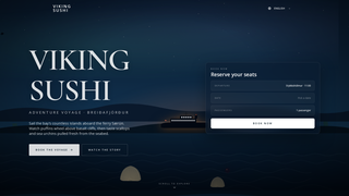 Screenshot of vikingsushi.com