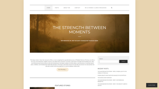 Thumbnail of thestrengthbetweenmoments.com