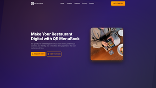 Thumbnail of qrmenubook.com