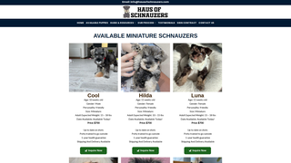 Thumbnail of hausofschnauzers.com
