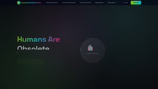 Thumbnail of humansareobsolete.com