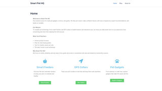 Thumbnail of smartpethq.com