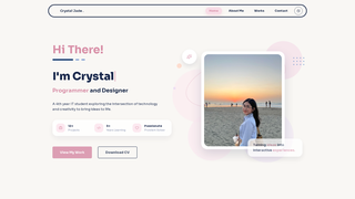 Screenshot of crystaljadesabado.com