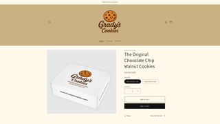 Thumbnail of gradyscookies.com