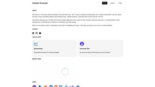 Thumbnail of ashwinkuruvidi.com