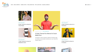 Thumbnail of punnyvibes.com