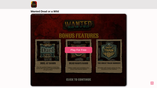 Thumbnail of wanteddeadorawild-game.com