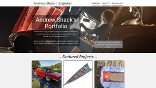 Thumbnail of andrewshack.com