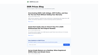 Thumbnail of ddrprices.com