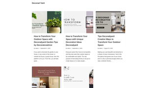 Thumbnail of decoradyard.com