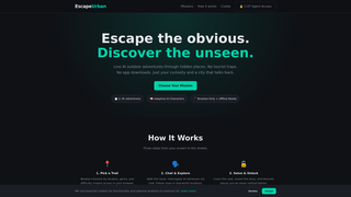 Screenshot of escapeurban.com