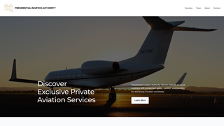 Thumbnail of presidentialaviationauthority.com
