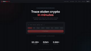 Screenshot of chainhint.com