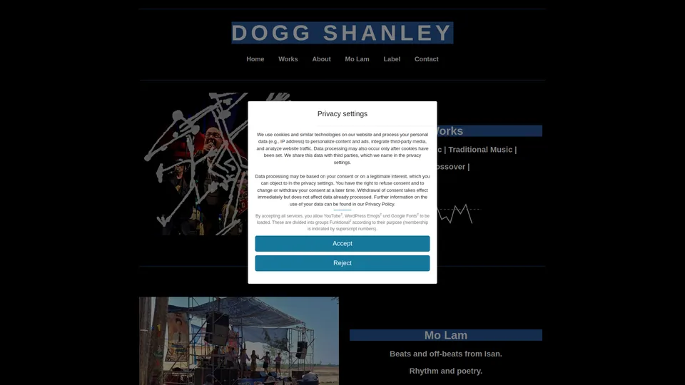 Screenshot of dogg-shanley.com