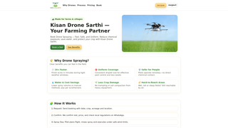 Thumbnail of kisandronesarthi.com