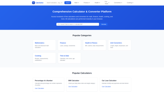 Thumbnail of calcsolve.com