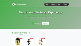 Thumbnail of freshhealthdeals.com