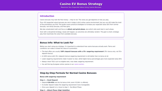 Thumbnail of casinoevbonus.com