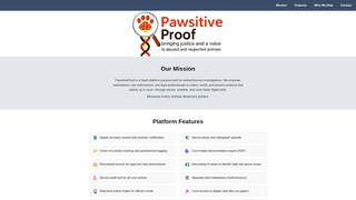Thumbnail of pawsitiveproof.com