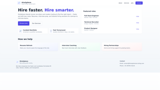 Thumbnail of hiresphererecruiting.com