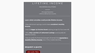 Thumbnail of lifetimeincomeca.com