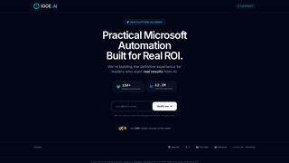 Screenshot of igoe.ai