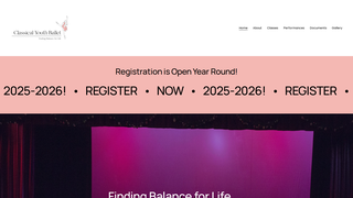 Thumbnail of classicalyouthballet.org
