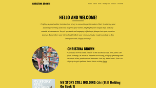 Thumbnail of christinabrownbook.com