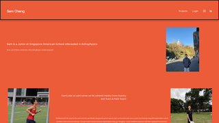 Screenshot of samchang0624.com