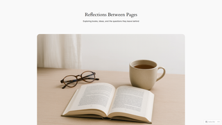 Thumbnail of reflectionsbetweenpages.com