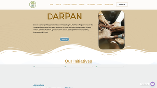 Screenshot of darpanngo.org