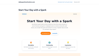 Thumbnail of dailysparkmotivation.com