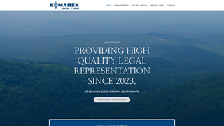 Thumbnail of komareklaw.com