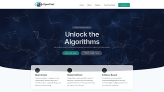 Screenshot of open-feed.org