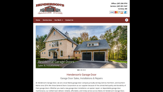 Thumbnail of hendersonsgaragedoor.com