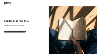 Screenshot of reallifereading.org
