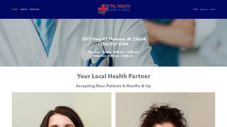 Screenshot of totalhealthwalkinclinic.com