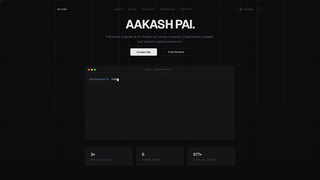 Screenshot of aakashpai.dev